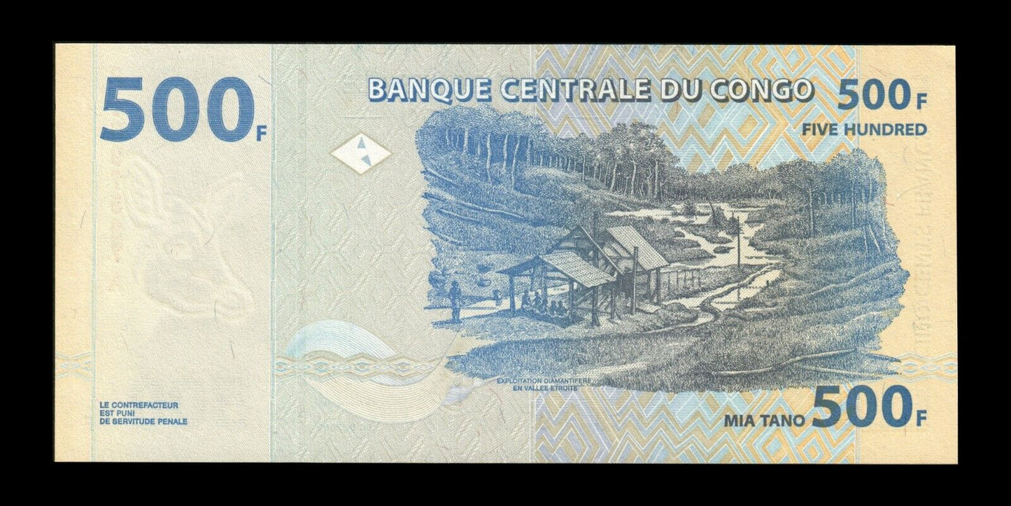 CONGO (Republic) - 500 Francs 2002 P.96a NEUF / UNC