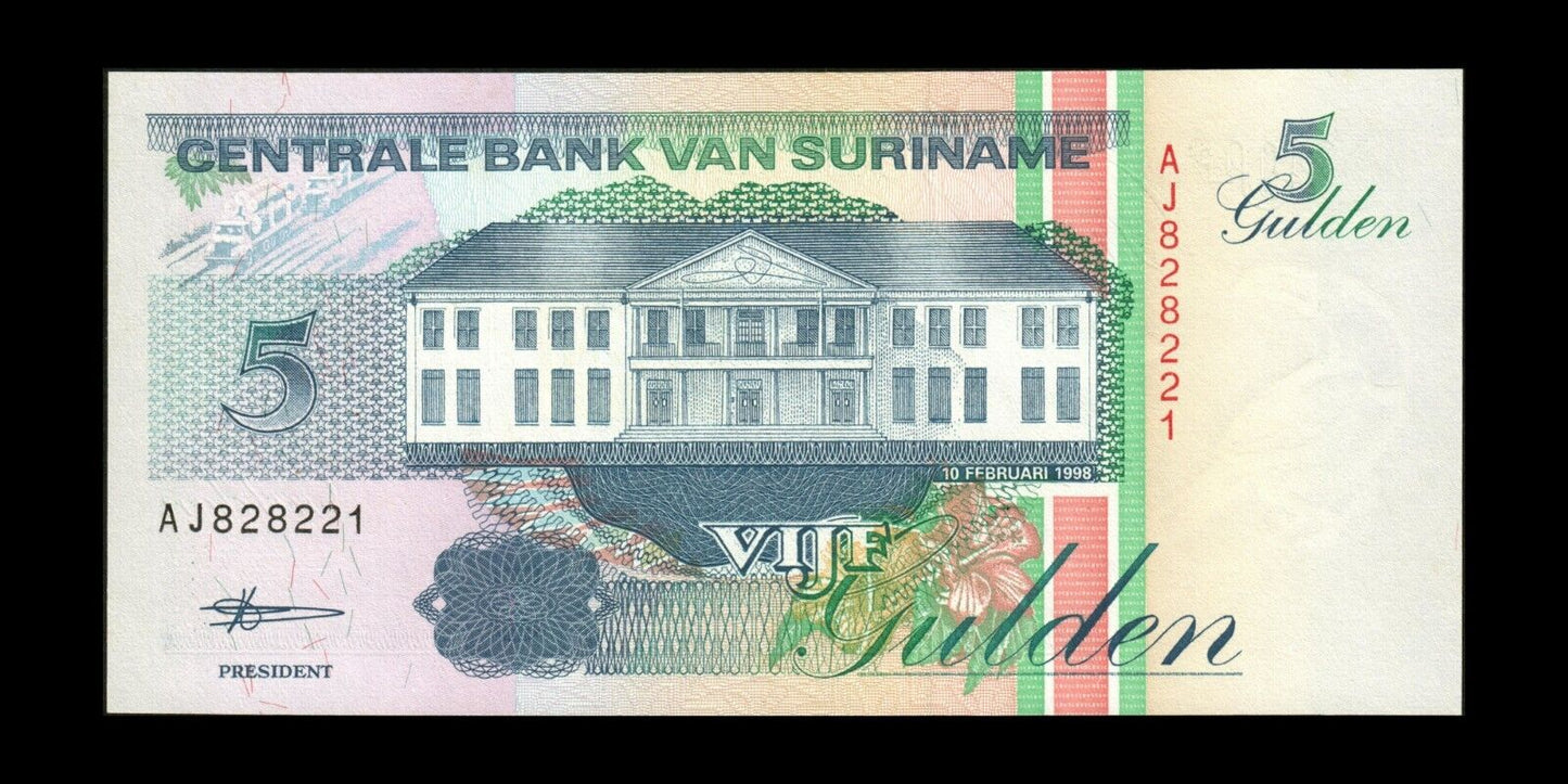 SURINAME - 5 Gulden 1998 P.136b NEUF / UNC