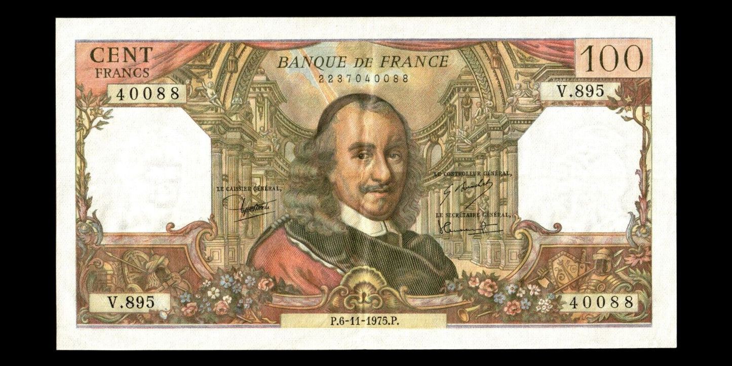 FRANCE - 100 Francs Corneille 1975 F.65.50 P.149e TTB+ / VF+