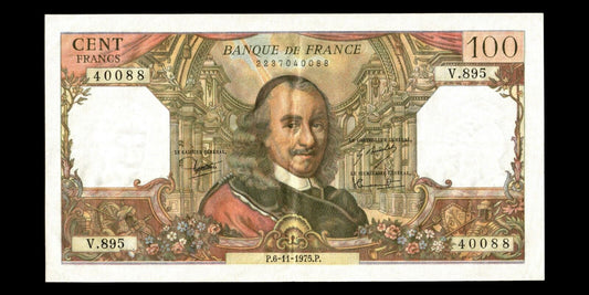 FRANCE - 100 Francs Corneille 1975 F.65.50 P.149e TTB+ / VF+