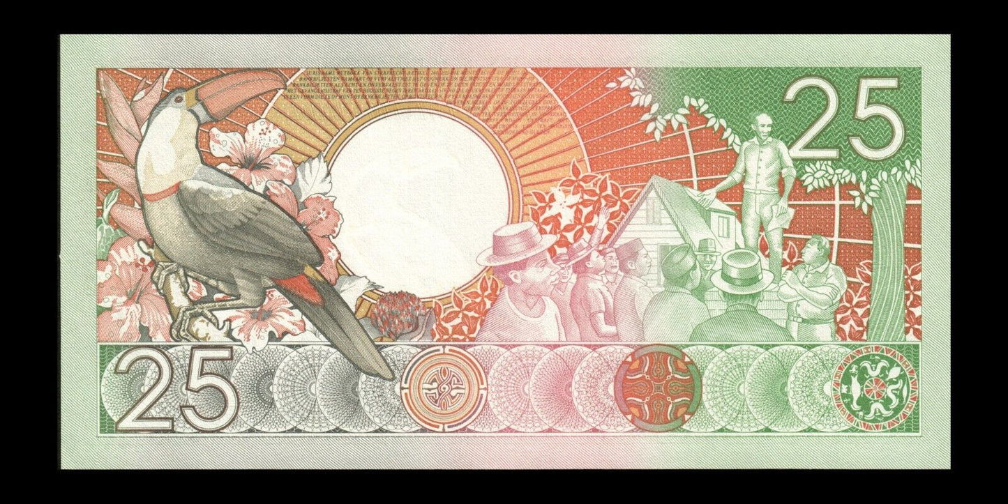 SURINAME - 25 Gulden 1988 P.132b pr.NEUF / UNC-
