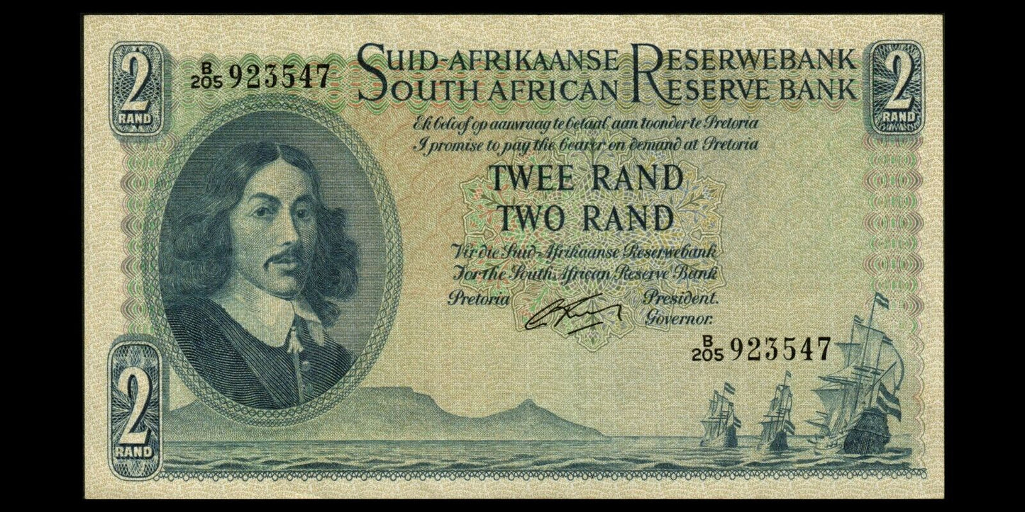AFRIQUE DU SUD - SOUTH AFRICA - 2 Rand (1961-1965) P.105b pr.SUP / XF-
