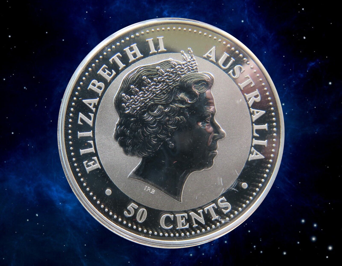 AUSTRALIE - AUSTRALIA - 50 Cents 1/2 Oz Proof Year of dragon 2000