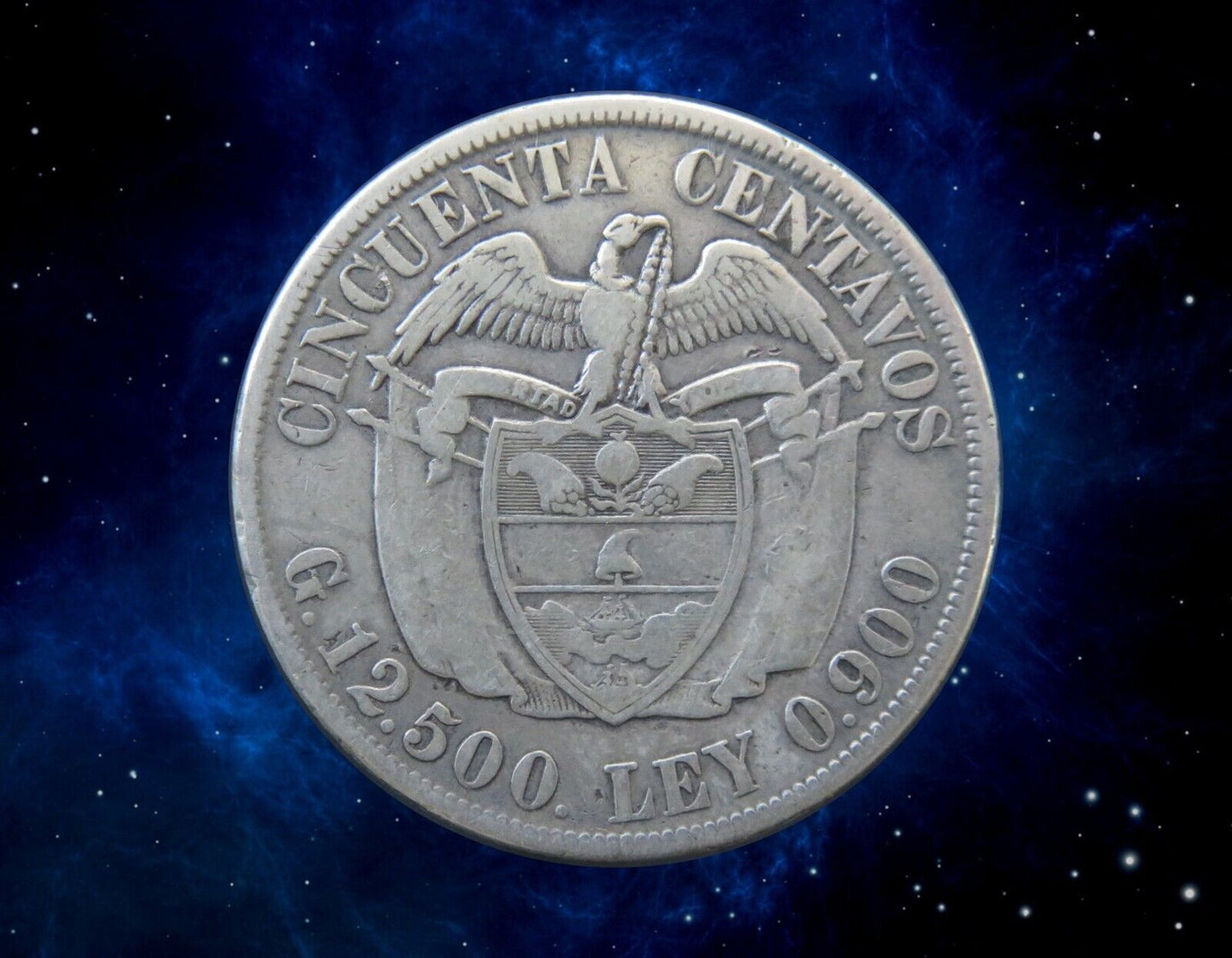 COLOMBIE - COLOMBIA - 50 Centavos 1921 KM.132.2
