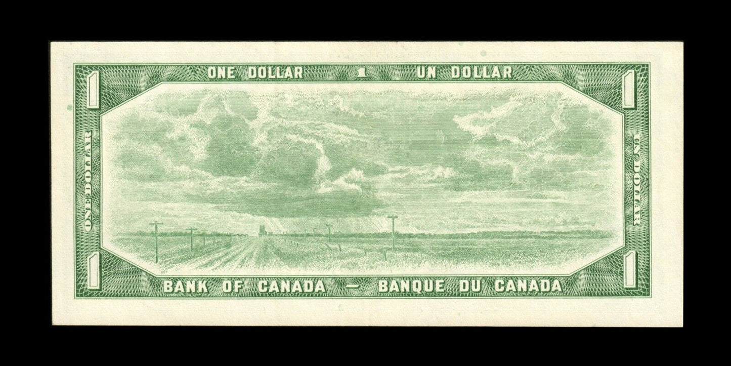 CANADA - 1 Dollar 1954 P.75d, BC-37d Lawson & Bouey SUP+ / XF+