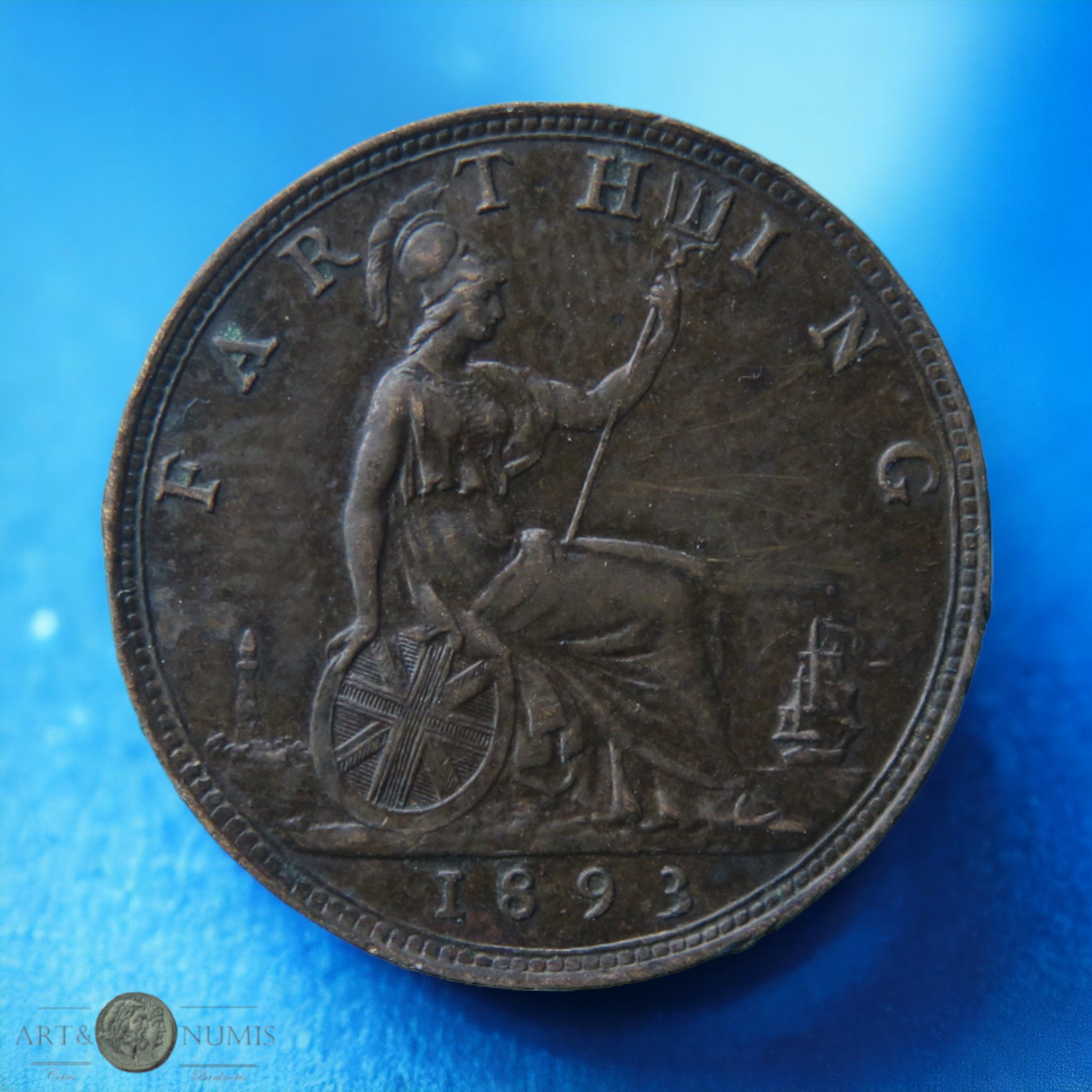 ROYAUME UNI - UNITED KINGDOM - Farthing - 1893 KM.753