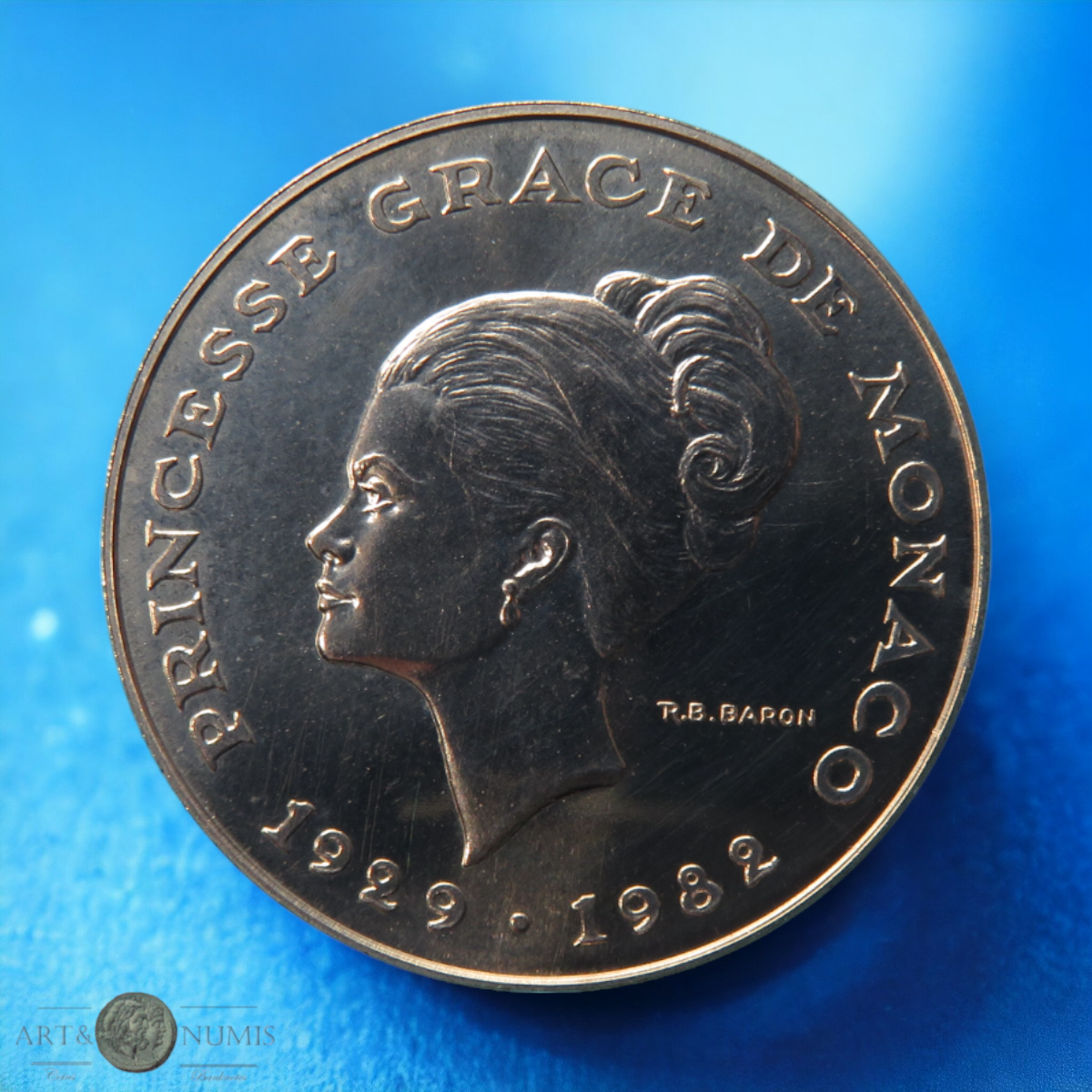 MONACO - 10 Francs essai 1982 Princesse Grace  KM.E72