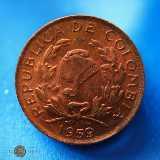 COLOMBIE - COLOMBIA - 1 Centavo 1959 KM.205a