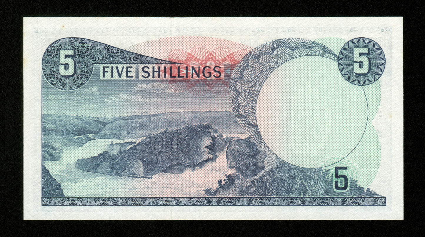 OUGANDA - UGANDA - 5 Shillings (1966) Pick 1a pr.NEUF / UNC-