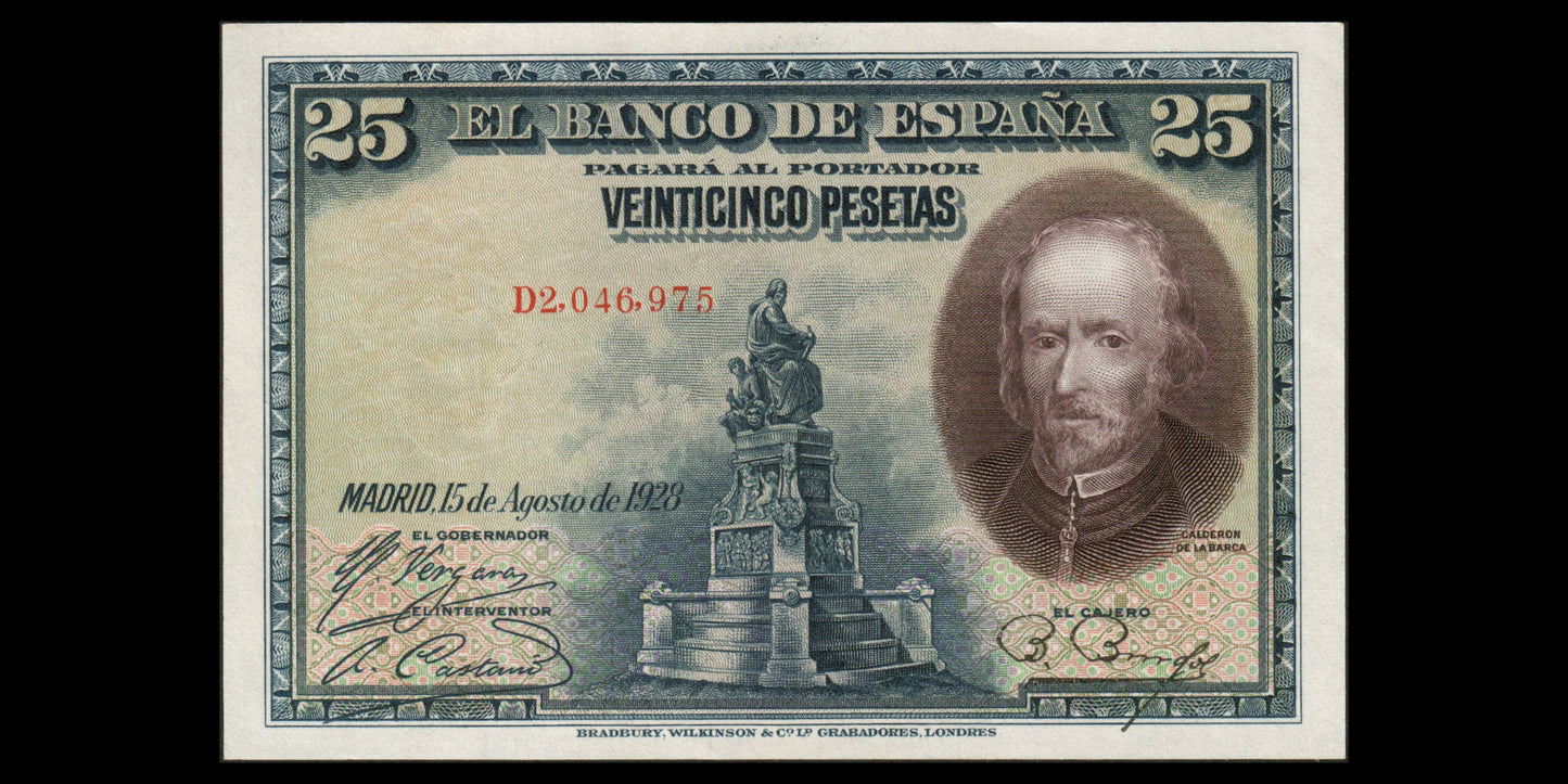 ESPAGNE - SPAIN - 25 Pesetas 1928 P.74b pr.NEUF / UNC-