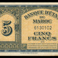 MAROC - MOROCCO - 5 Francs 1943 P.24 SUP / XF