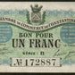 ALGÉRIE - ALGERIA - Chambre de Commerce Constantine, 1 Franc 1915 JP.140.04 NEUF / UNC