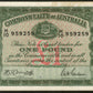 AUSTRALIE - Commonwealth of Australia, 1 Pound (1942) P.26b Armitage & McFarlane TTB / VF