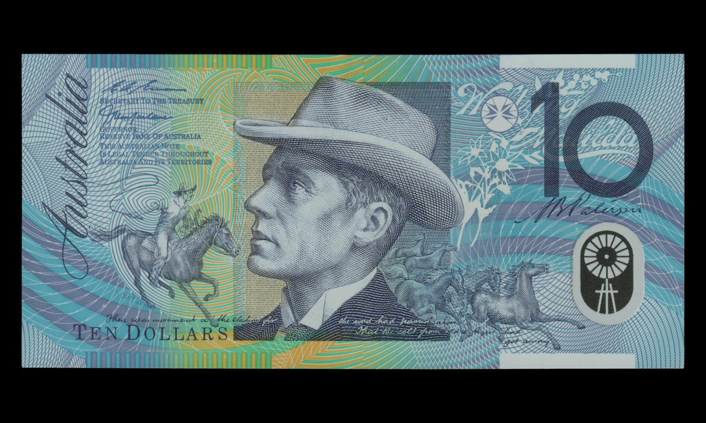 AUSTRALIE - AUSTRALIA - 10 Dollars Polymer 1998 P.52b, R318c Evans & Macfarlane NEUF / UNC
