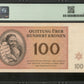 CZECHOSLOVAKIA - Theresienstadt Ghetto - 100 Kronen 1943 CZ-656 NEUF / PMG Choice Unc 64