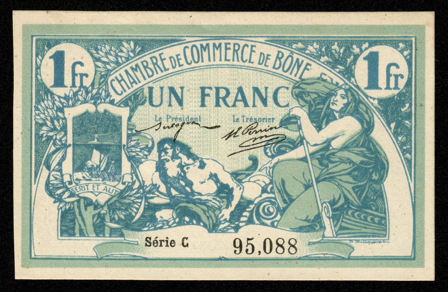 ALGÉRIE - ALGERIA - Chambre de Commerce Bône, 1 Franc 1915 JP.138.03 pr.NEUF / UNC-