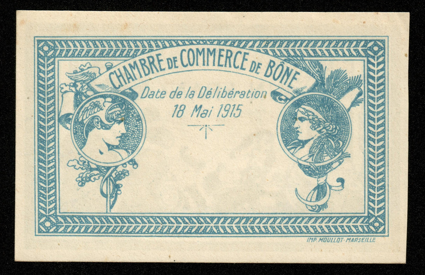 ALGÉRIE - ALGERIA - Chambre de Commerce Bône, 1 Franc 1915 JP.138.03 pr.NEUF / UNC-