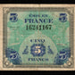 FRANCE - Trésor - 5 Francs Drapeau 1944 VF.17.01 P.115a TB / Fine