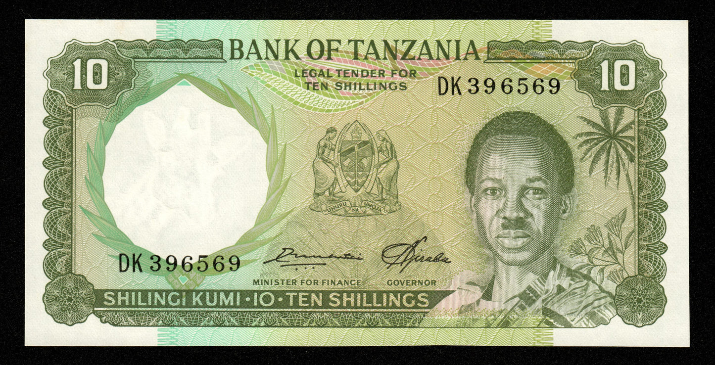 TANZANIE - TANZANIA - 10 Shillings (1966) P.2e NEUF / UNC