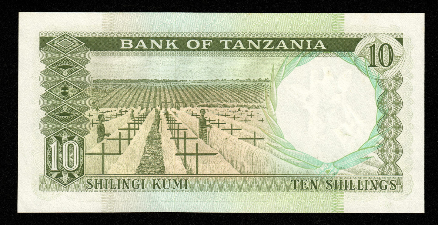 TANZANIE - TANZANIA - 10 Shillings (1966) P.2e NEUF / UNC