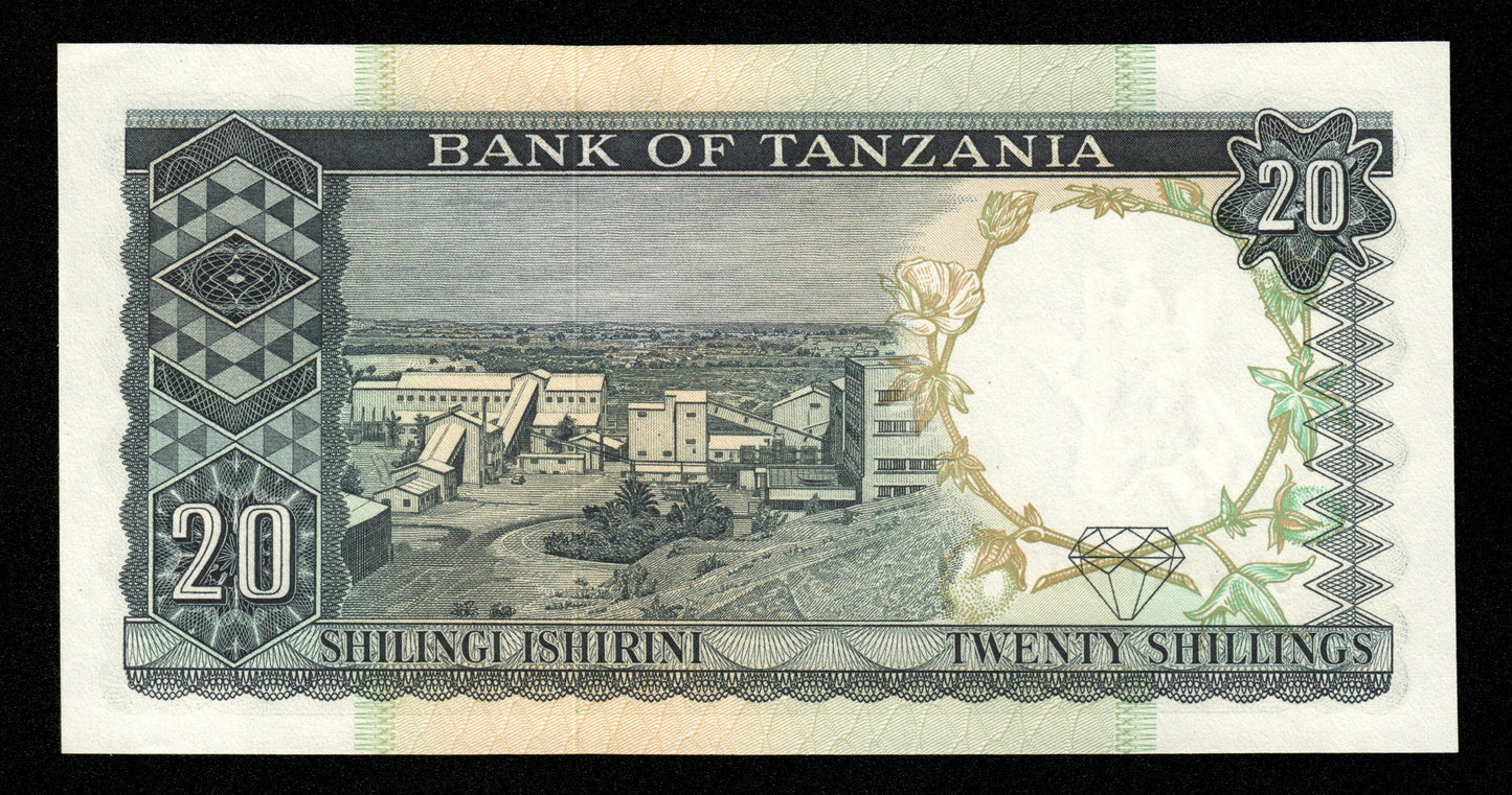 TANZANIE - TANZANIA - 20 Shillings (1966) P.3e NEUF / UNC