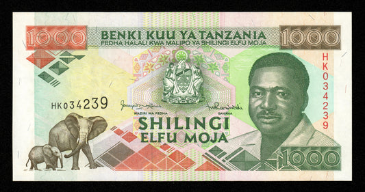 TANZANIE - TANZANIA - 1000 Shilingi (1993) P.27c NEUF / UNC