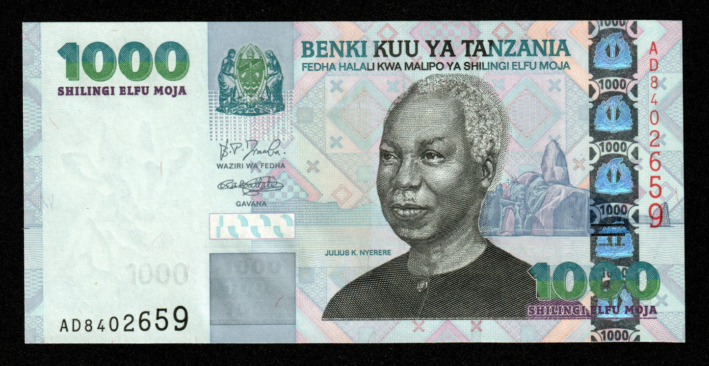 TANZANIE - TANZANIA - 1000 Shilingi (2003) P.36a NEUF / UNC