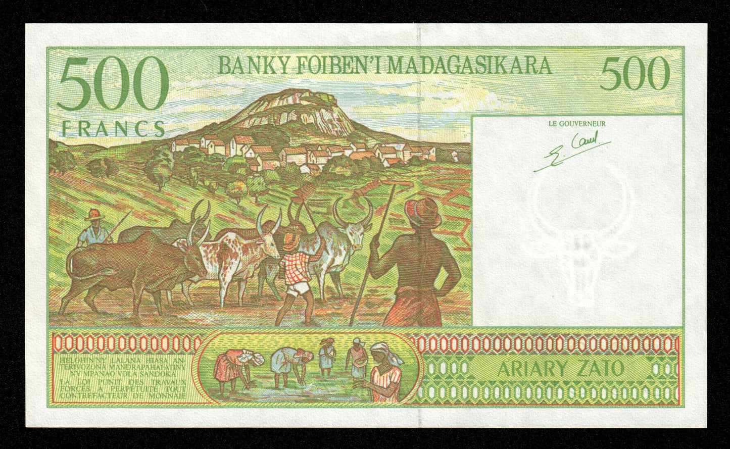 MADAGASCAR - 500 Francs, 100 Ariary (1994) P.75b pr.NEUF / UNC-