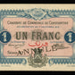 ALGÉRIE - ALGERIA - Chambre de Commerce Constantine, 1 Franc ANNULÉ 1916 JP.140.11 NEUF / UNC