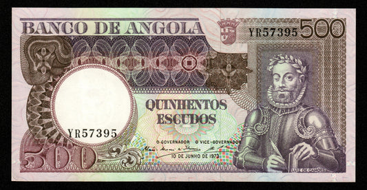 ANGOLA - 500 Escudos 1973 P.107 pr.NEUF / UNC-