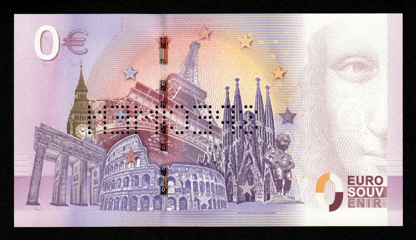 Billet Euro Souvenir Touristique 0€ SPECIMEN 2016, Big Ben NEUF / UNC