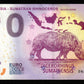 Billet Souvenir 0 Euro - Indonesia, SUMATRAN RHINOCEROS WILDLIFE SERIES 2019-3 NEUF / UNC