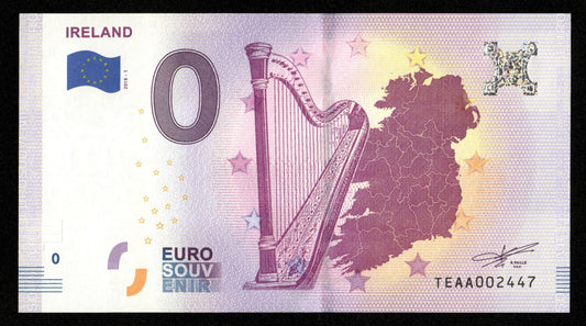 Billet Souvenir 0 Euro - IRELAND 2018-1 NEUF / UNC