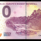 Billet Souvenir 0 Euro - Switzerland, RHINE FALLS - EUROPE'S BIGGEST WATERFALL 2018-1 NEUF / UNC