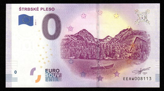 Billet Souvenir 0 Euro - Slovakia, ŠTRBSKÉ PLESO 2018-1 NEUF / UNC