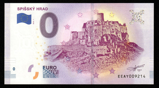 Billet Souvenir 0 Euro - Slovakia, SPIŠSKÝ HRAD 2018-1 NEUF / UNC