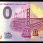 Billet Souvenir 0 Euro - USA, SAN FRANCISCO GOLDEN GATE BRIDGE 2019-1 NEUF / UNC