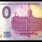 Billet Souvenir 0 Euro - Netherlands - ROYAL PALACE OF AMSTERDAM 2019-1 NEUF / UNC