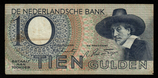 PAYS-BAS - NETHERLANDS - 10 Gulden 1943 P.59 TB / Fine