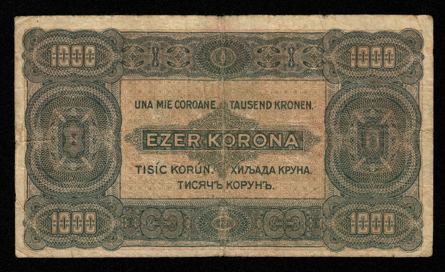 HONGRIE - HUNGARY - 1000 Korona 1923 P.75a TB / Fine