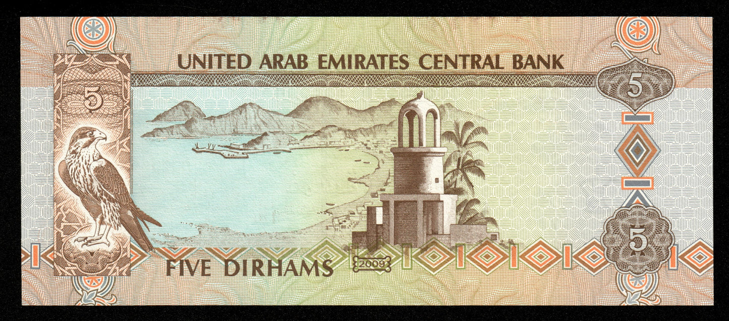 UNITED ARAB EMIRATES - 5 Dirhams 2009 P.26a NEUF / UNC