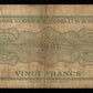 RWANDA-BURUNDI - 20 Francs 1960 P.3a B / Good