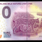 Billet Souvenir 0 Euro - SUOMI-FINLAND WILD NATURE LYNX LYNX 2019-4 NEUF / UNC