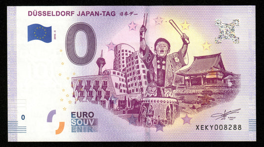 Billet Souvenir 0 Euro - Germany, DÜSSELDORF JAPAN-TAG 2018-3 NEUF / UNC