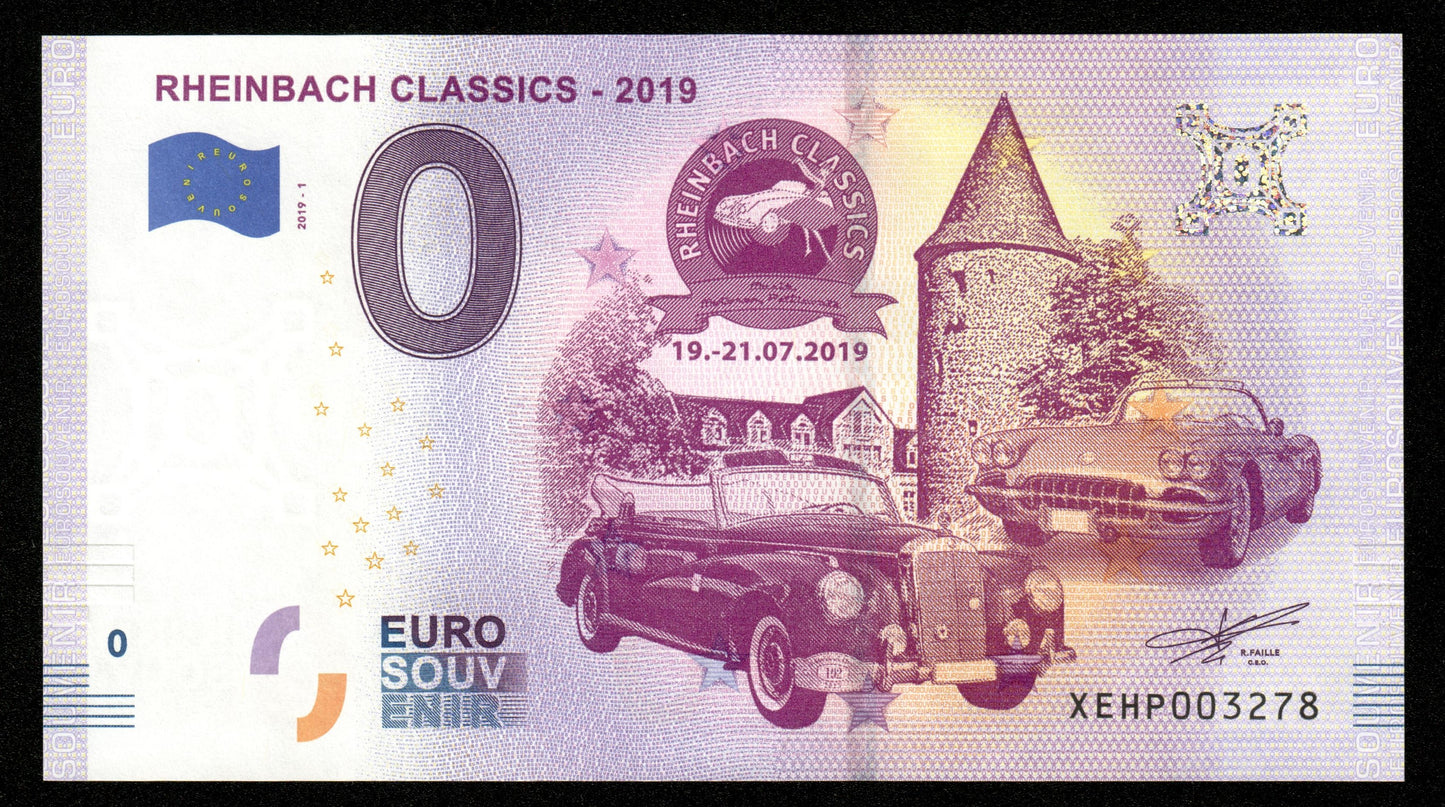 Billet Souvenir 0 Euro - Germany, RHEINBACH CLASSICS - 2019-1 NEUF / UNC