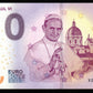 Billet Souvenir 0 Euro - POPE PAUL VI 2019-1 NEUF / UNC