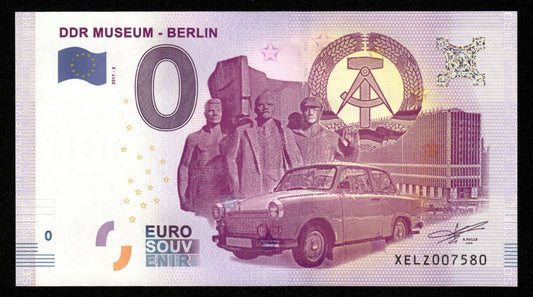 Billet Souvenir 0 Euro - Germany, DDR MUSEUM - BERLIN 2017-2 NEUF / UNC