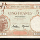 NOUVELLE CALÉDONIE - NEW CALEDONIA - 5 Francs (1926) P.36b pr.TB / aFine