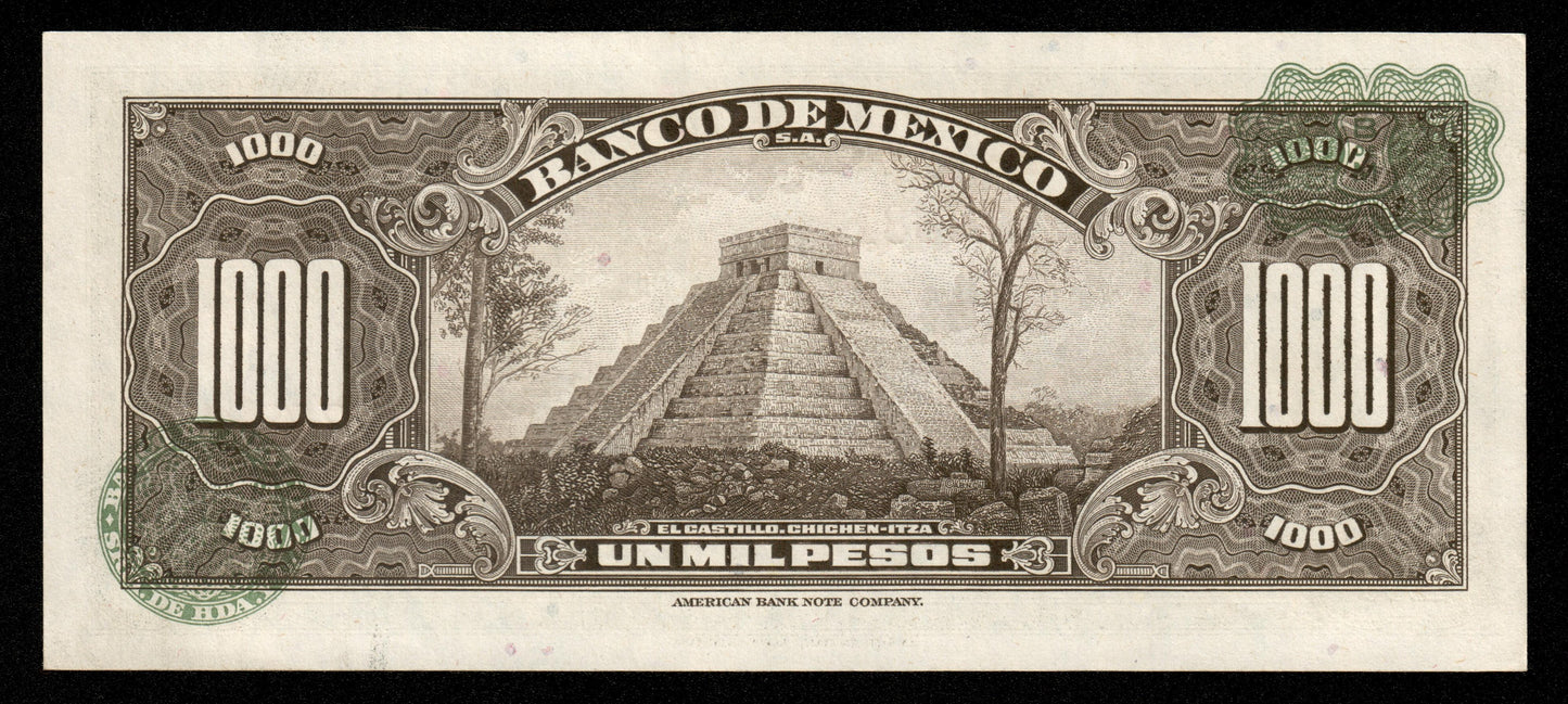 MEXIQUE - MEXICO - 1000 Pesos 1977 P.52t CBD pr.NEUF / UNC-