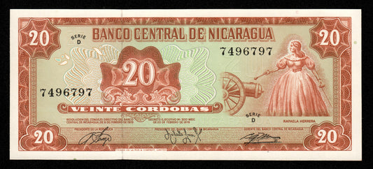 NICARAGUA - 20 Cordobas 1978 P.129 NEUF / UNC